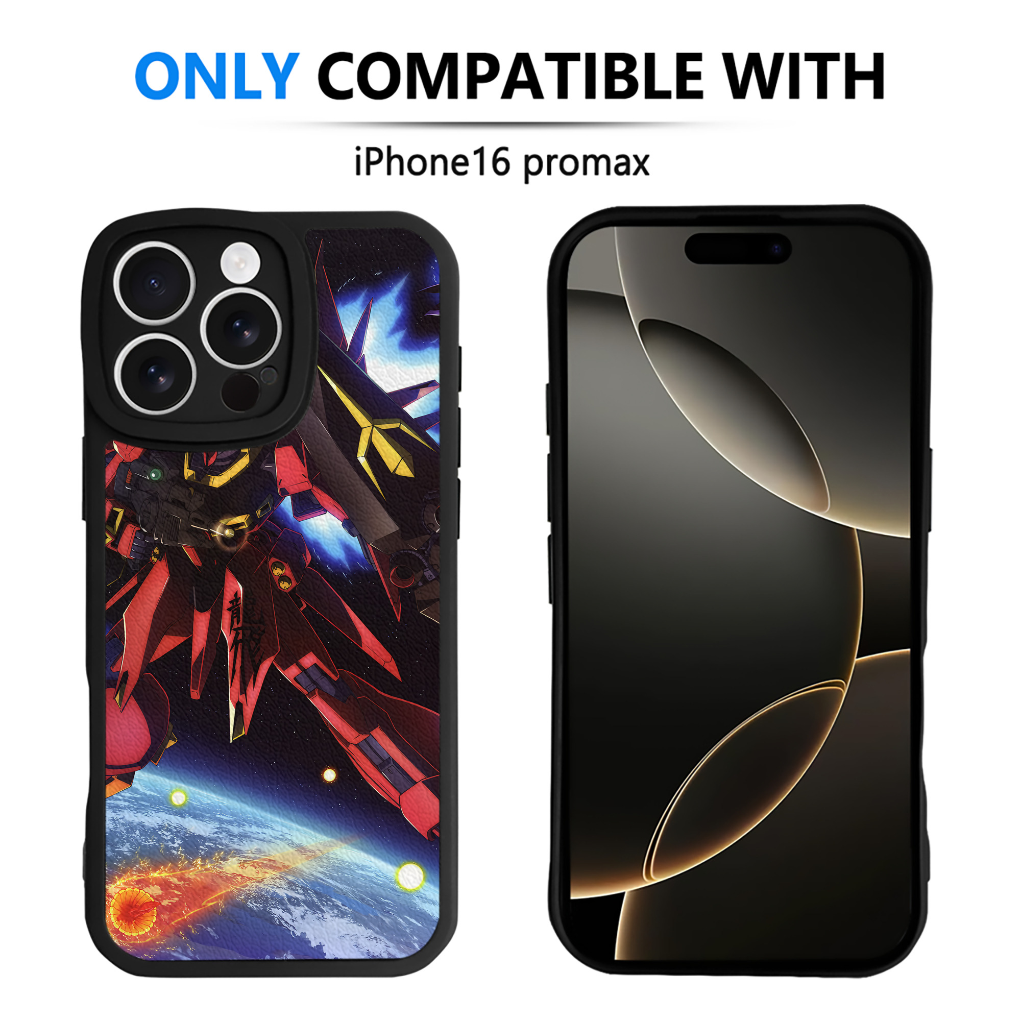 （画像用） 機動戦士ガンダム Mobile Suit Gundam 【iPhone 16シリーズ対応】シリコンスマホケース（レザー調） 材質：シリコン